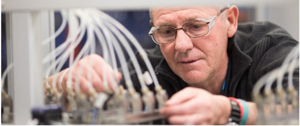 engineer reviewing cable configurations